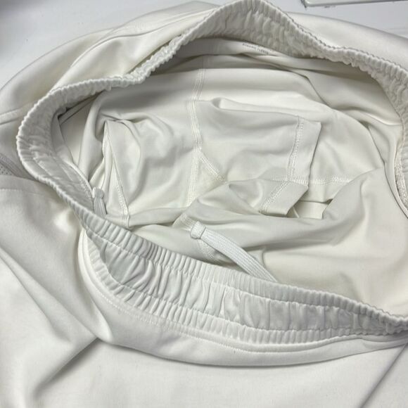 Old Navy Active Dynamic Fleece High Rise Cream A-line Skort w/ Pockets- XL - Picture 7 of 13